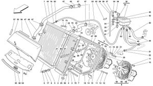 Cooling System - Radiator And Nourice