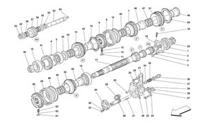 Main Shaft Gears And Gearbox Oil Pump -Not For 456 Gta