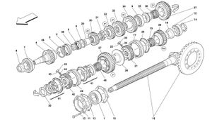 Lay Shaft Gears -Not For 456 Gta