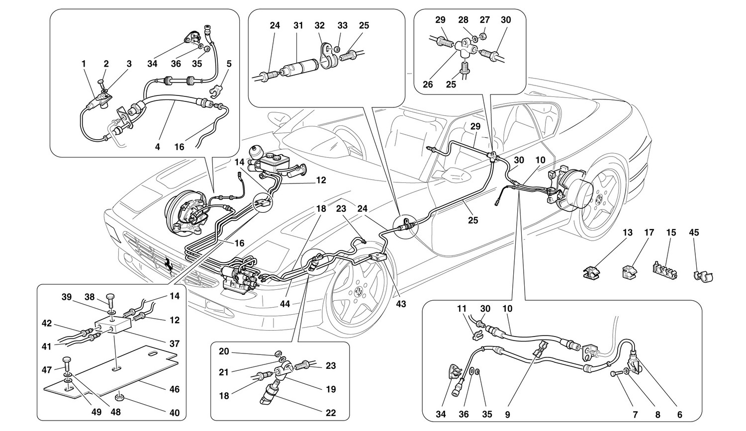 Schematic: Brake System - Rhd