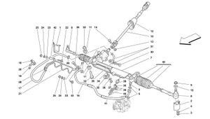 Hydraulic Steering Box And Serpentine - Rhd