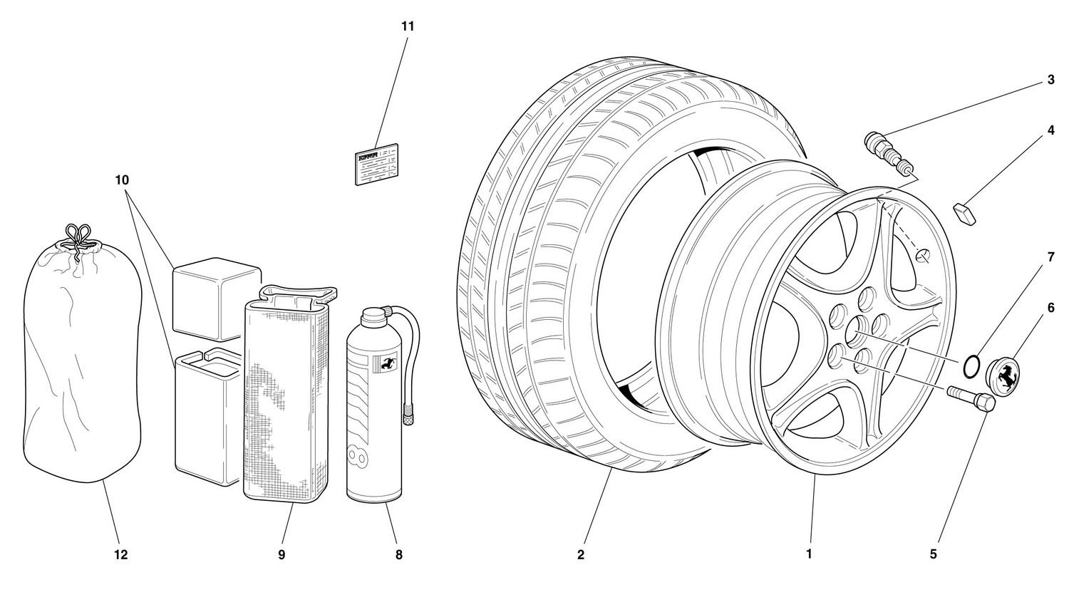 Schematic: Wheels