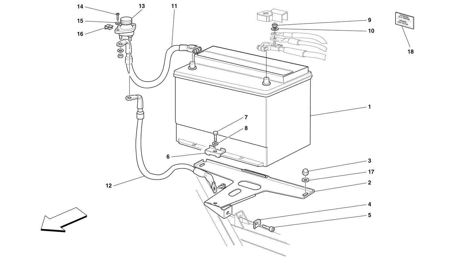 Schematic: Battery