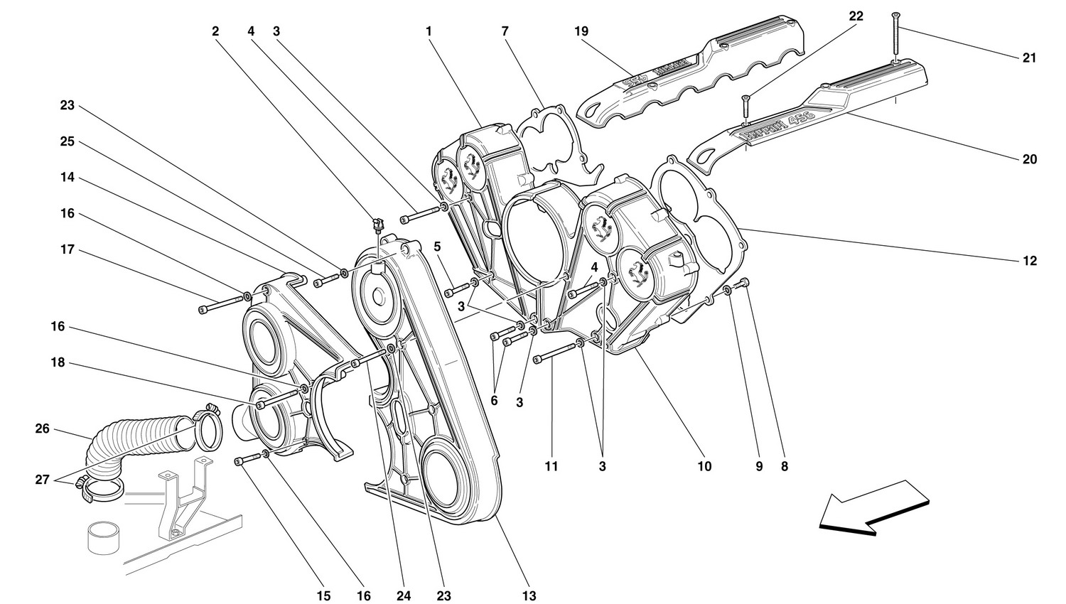 Schematic: Engine Covers