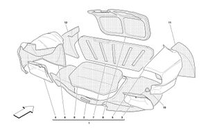 Trunk Hood Upholstery -Valid For 456M Gta