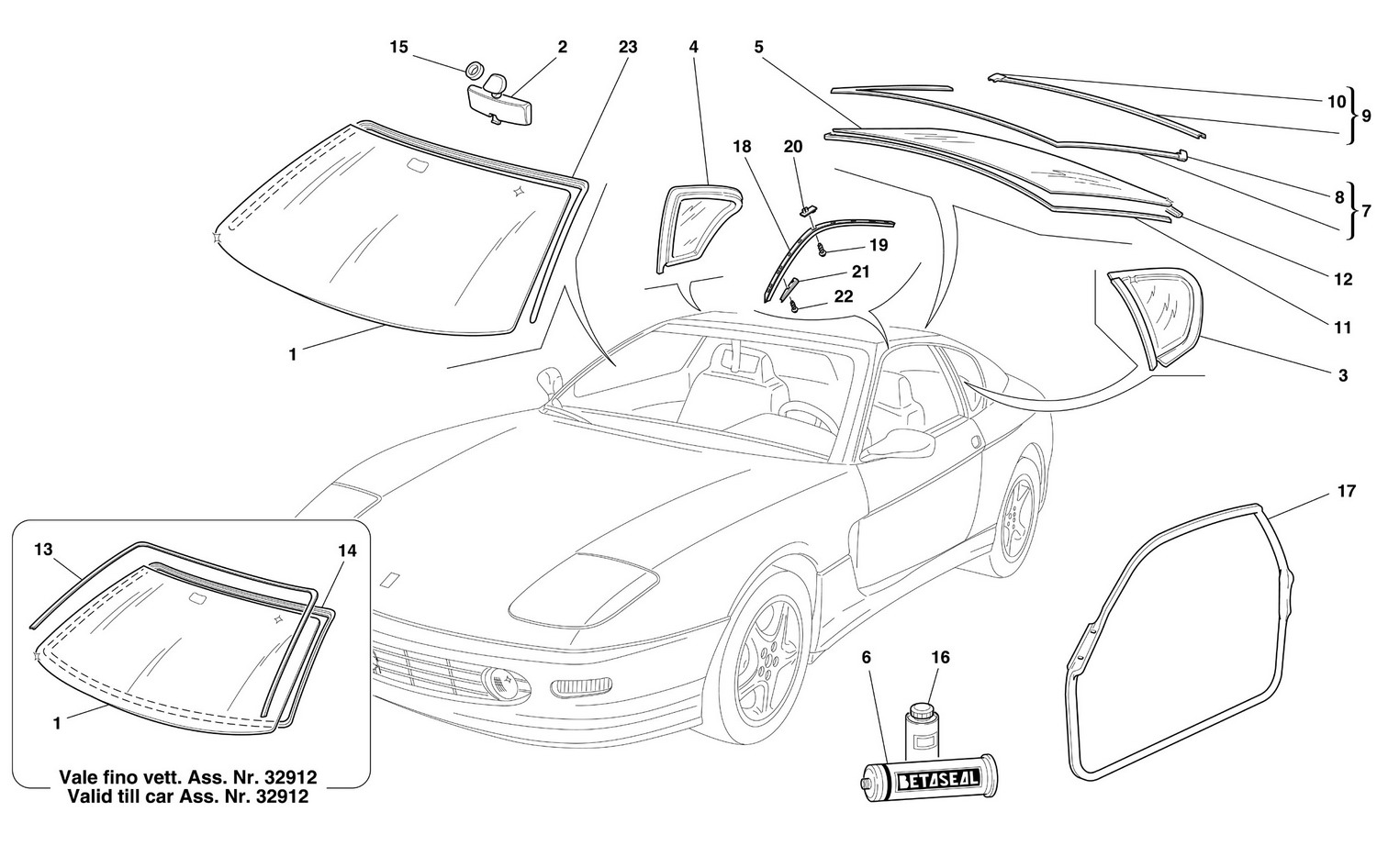 Schematic: Glasses And Gasket