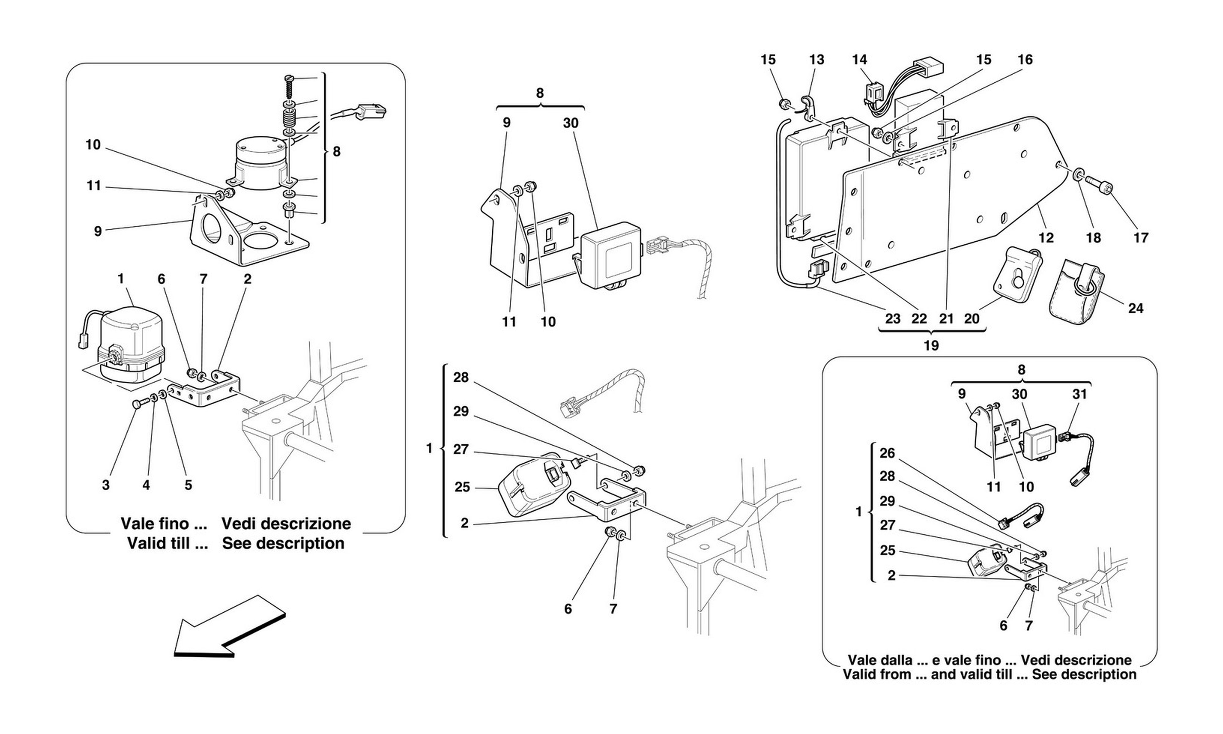 Schematic: Anti-Theft Electrical Boards And Devices