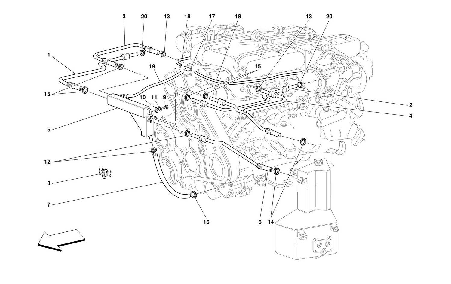 Schematic: Blow-By System