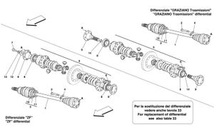 Differential And Axle Shaft -Not For 456M Gta