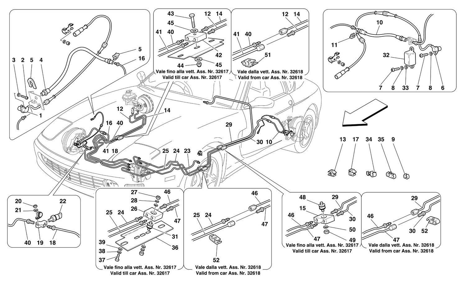 Schematic: Brake System - Rhd