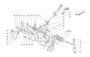 Hydraulic Steering Box And Serpentine - Rhd