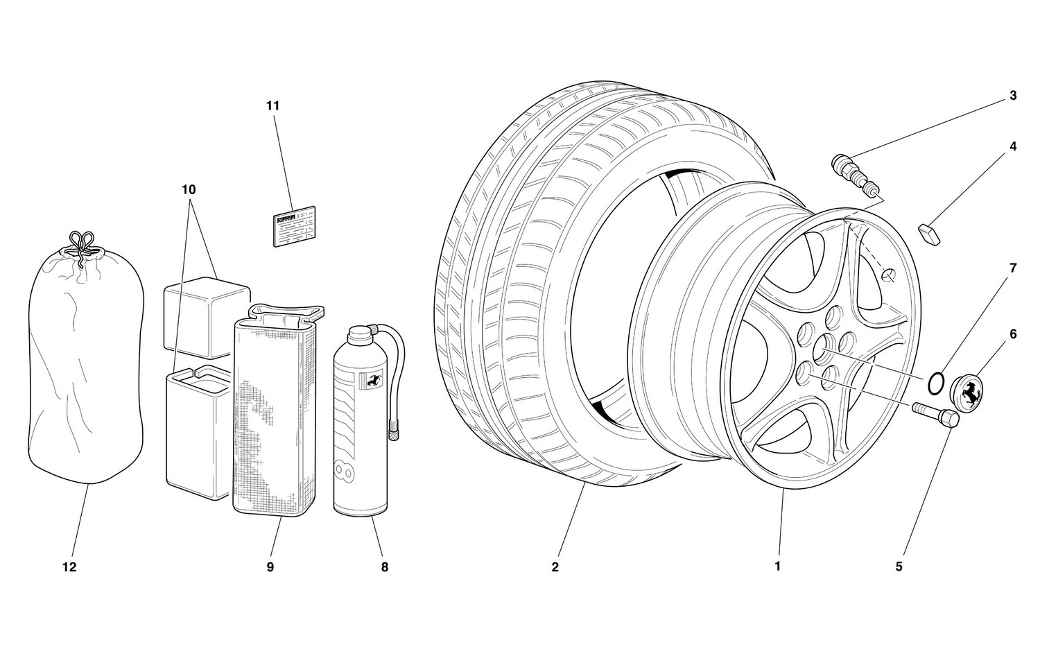 Schematic: Wheels