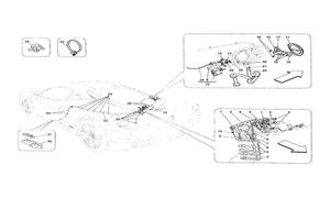 Engine Compartment Lid And Fuel Filler Flap Opening Mechanisms