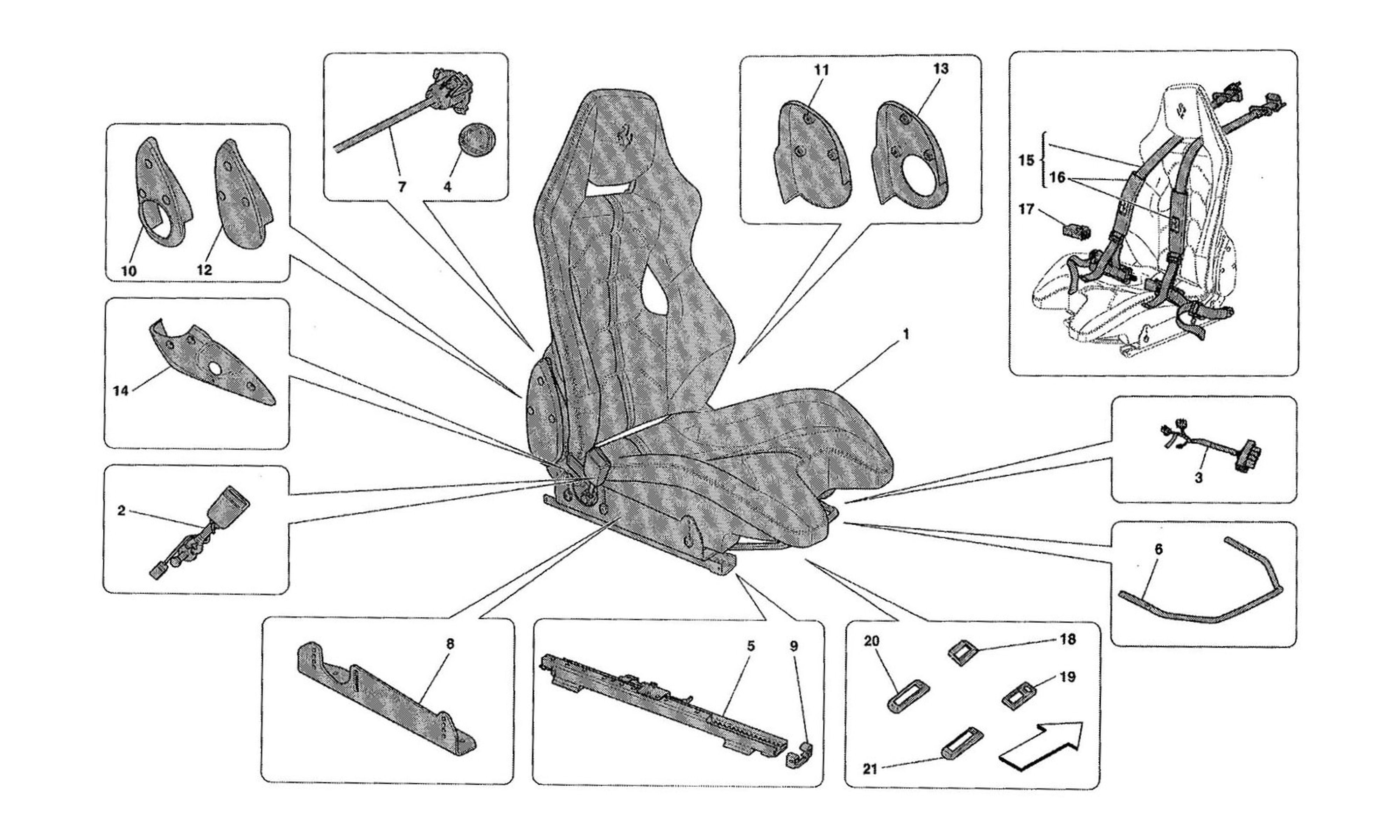 Schematic: Racing Seat