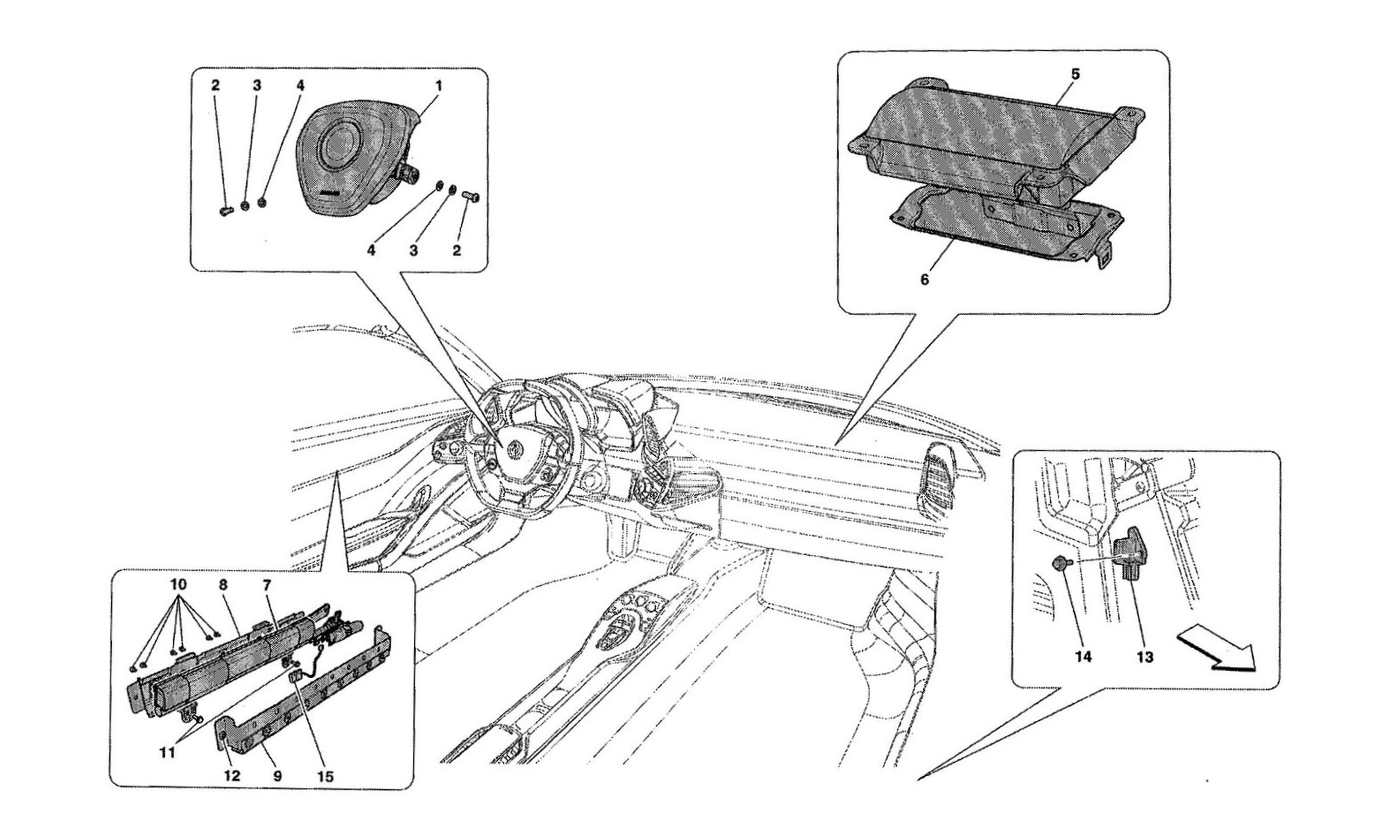 Schematic: Airbags