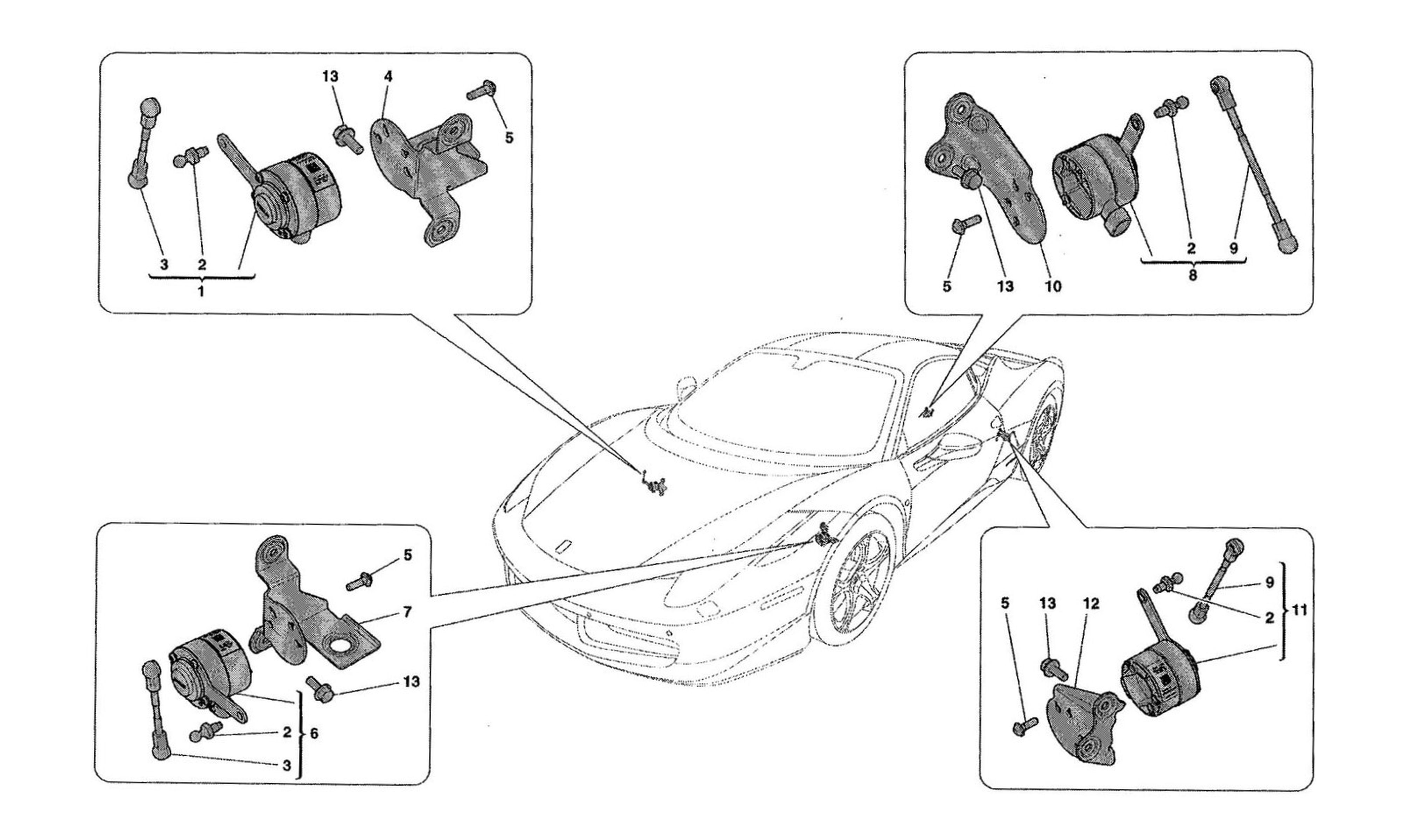 Schematic: Electronic Management (Suspension)