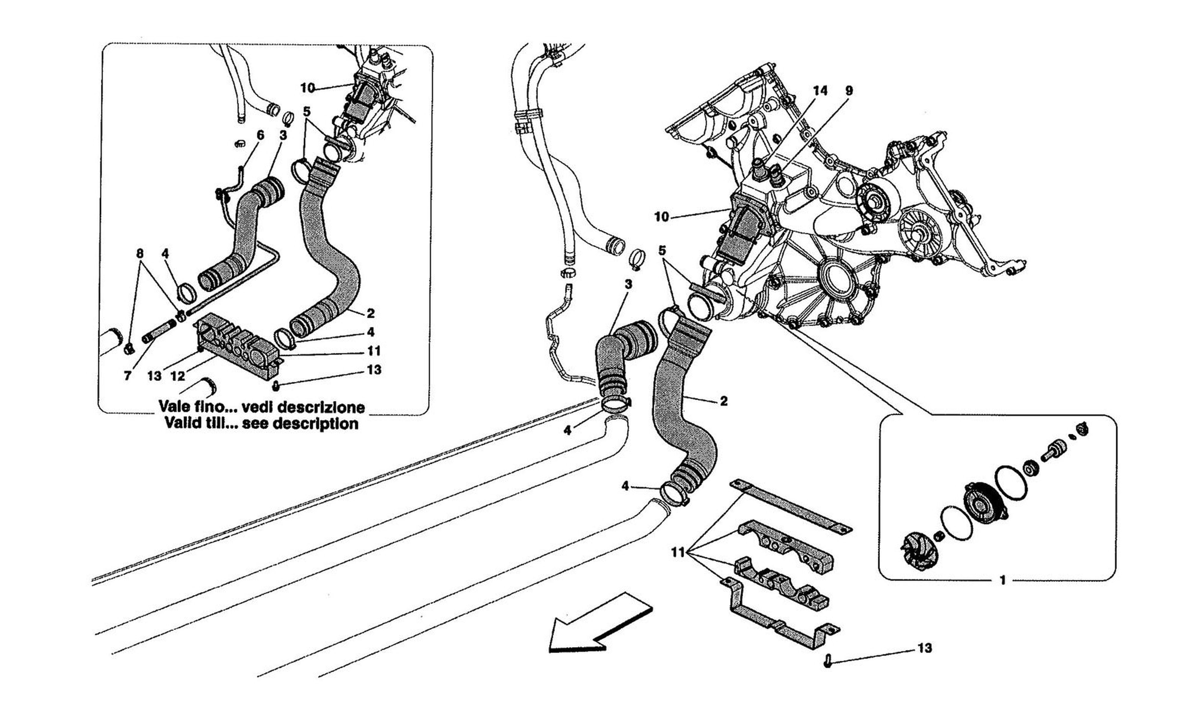 Schematic: Cooling - Water Pump