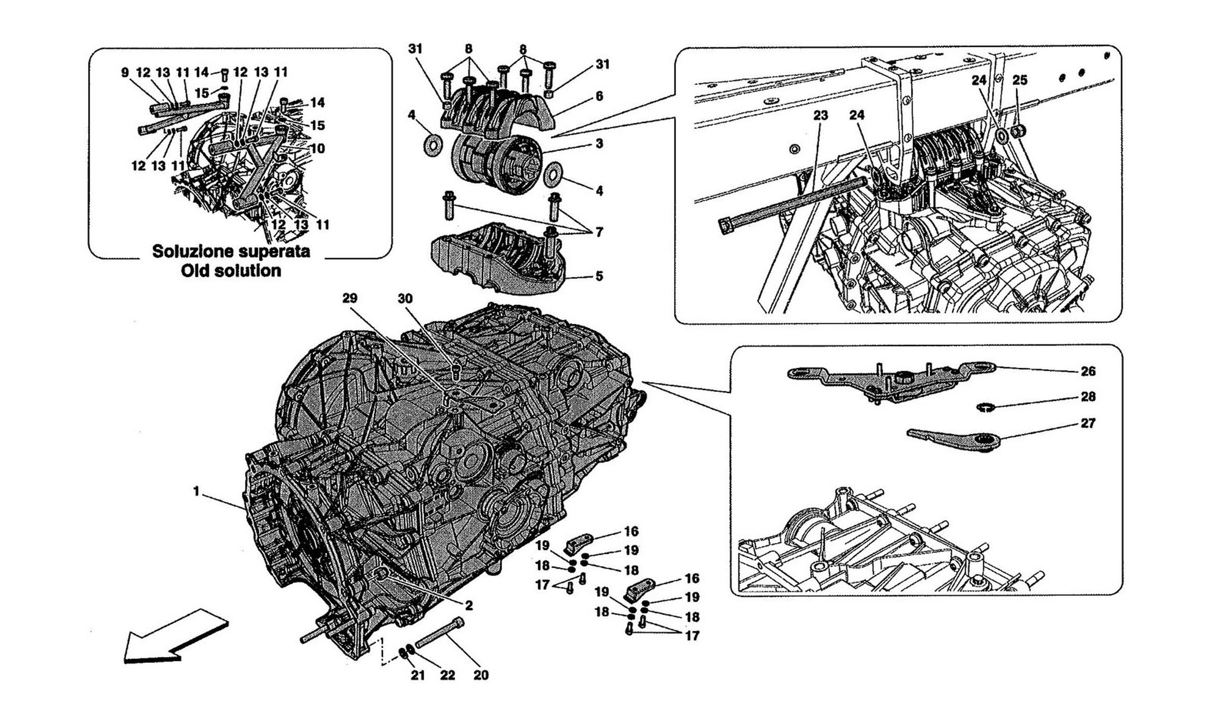 Schematic: Gearbox Housing