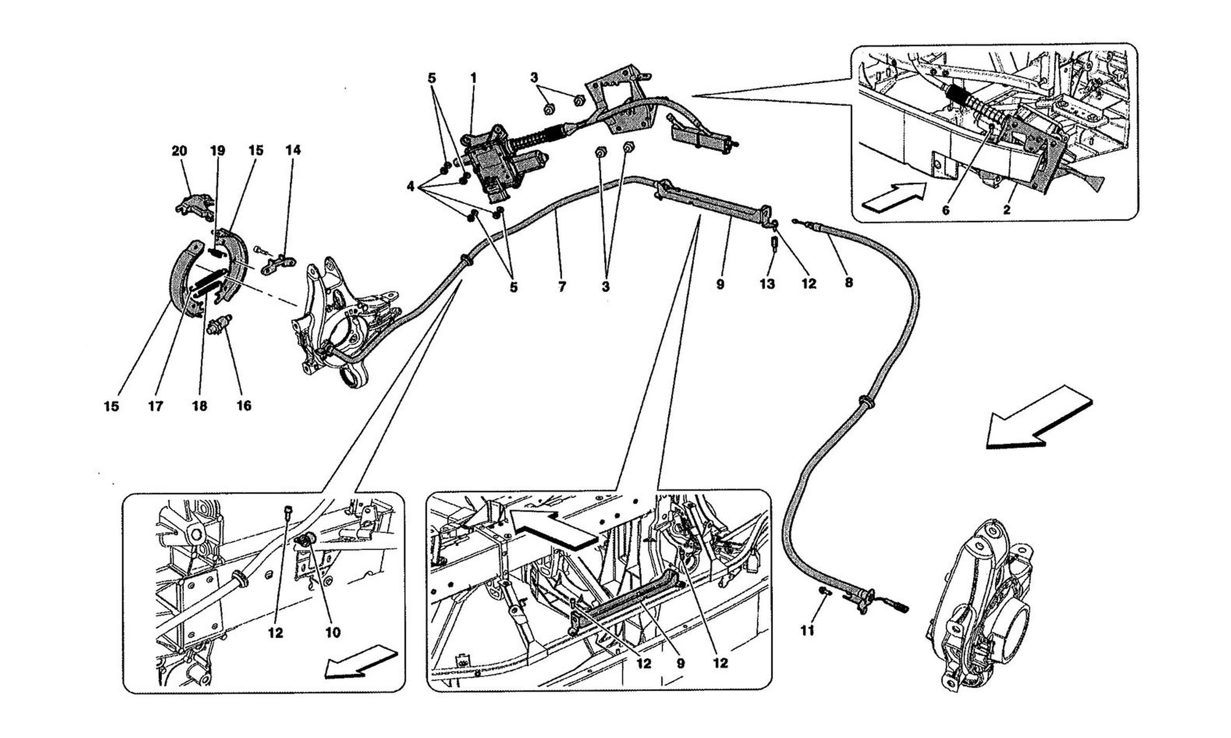 Schematic: Parking Brake Control