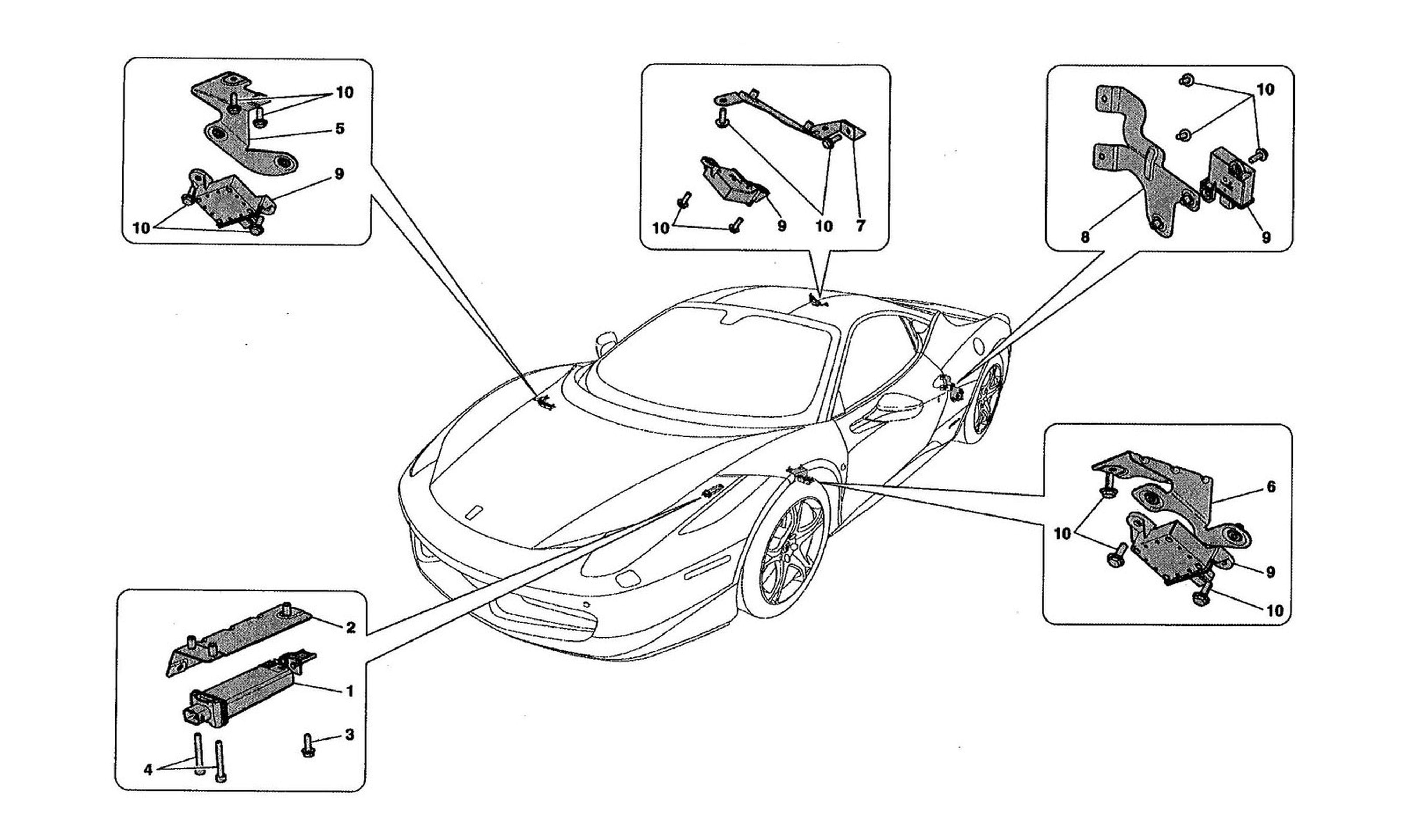 Schematic: Tyre Pressure Monitoring System