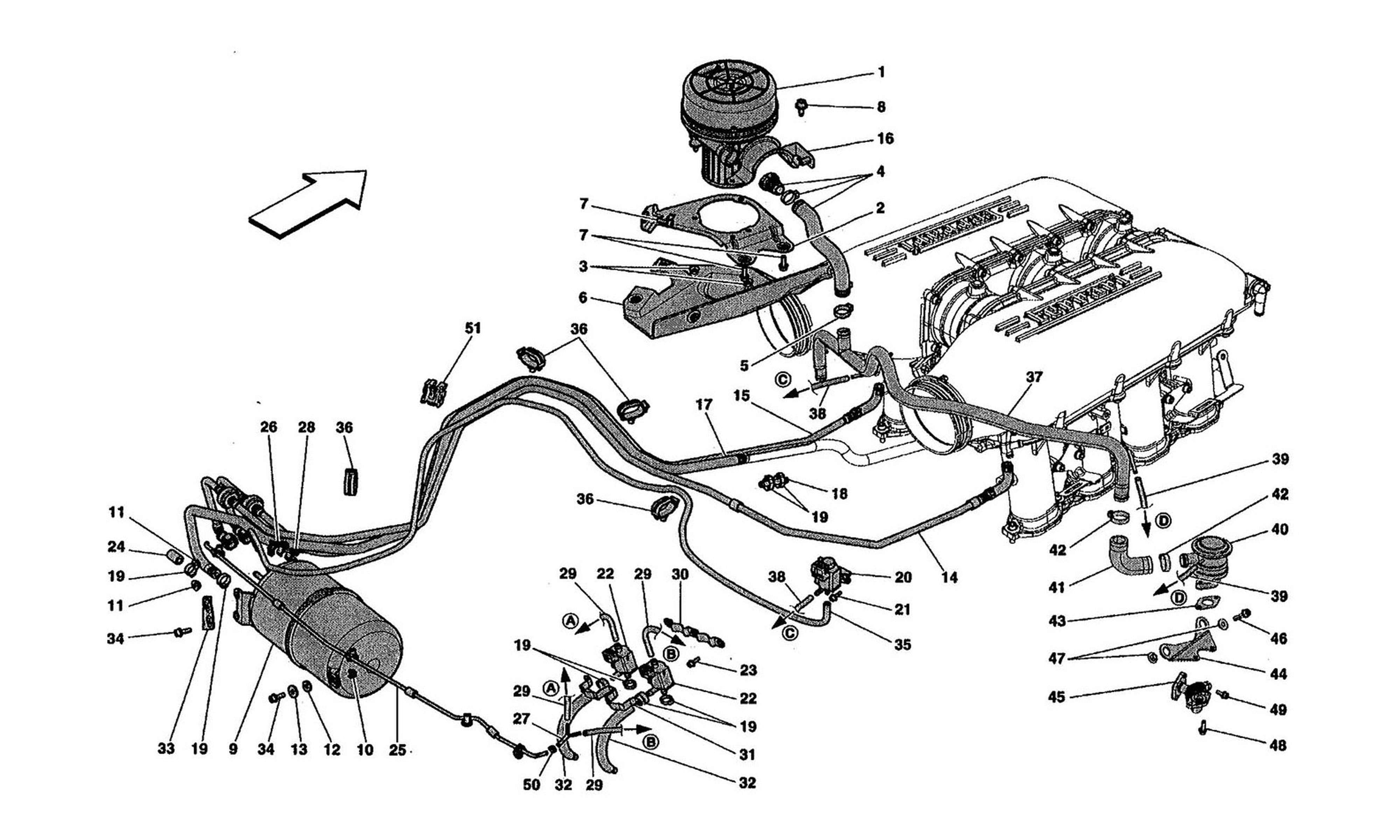 Schematic: Secondary Air System