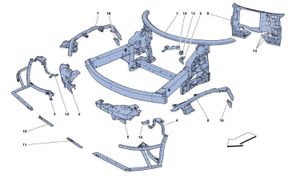 Frame - Complete Front Part Structures And Plates