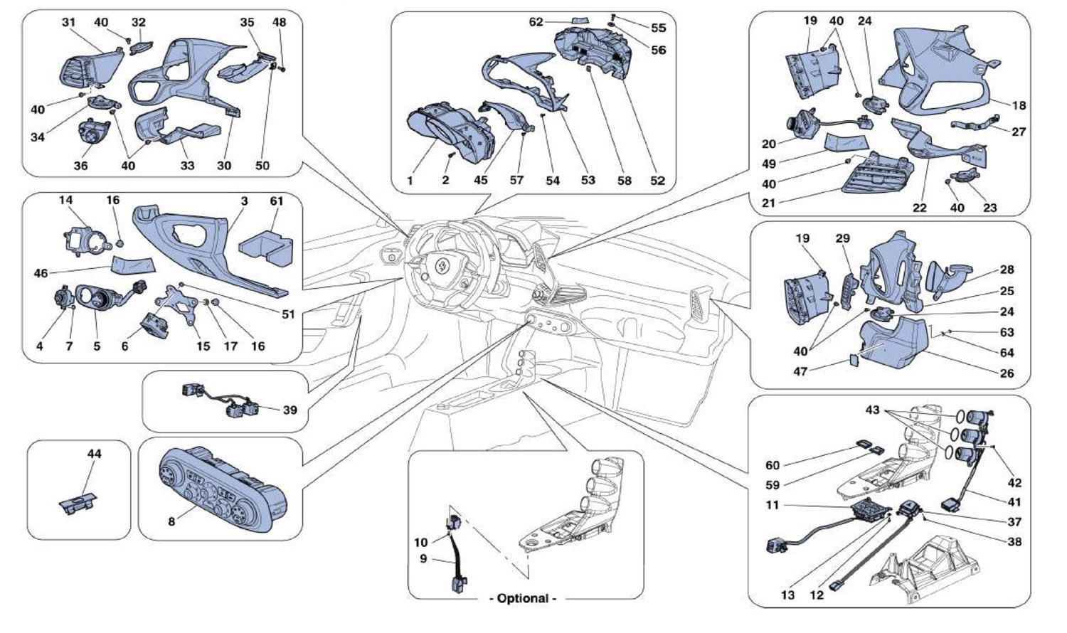 Schematic: Dashboard And Tunnel Instruments