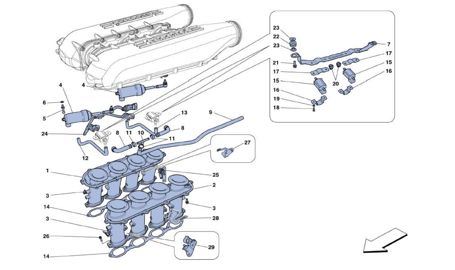 Schematic: Suction Manifold