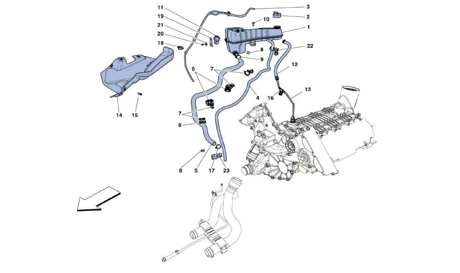 Schematic: Cooling System