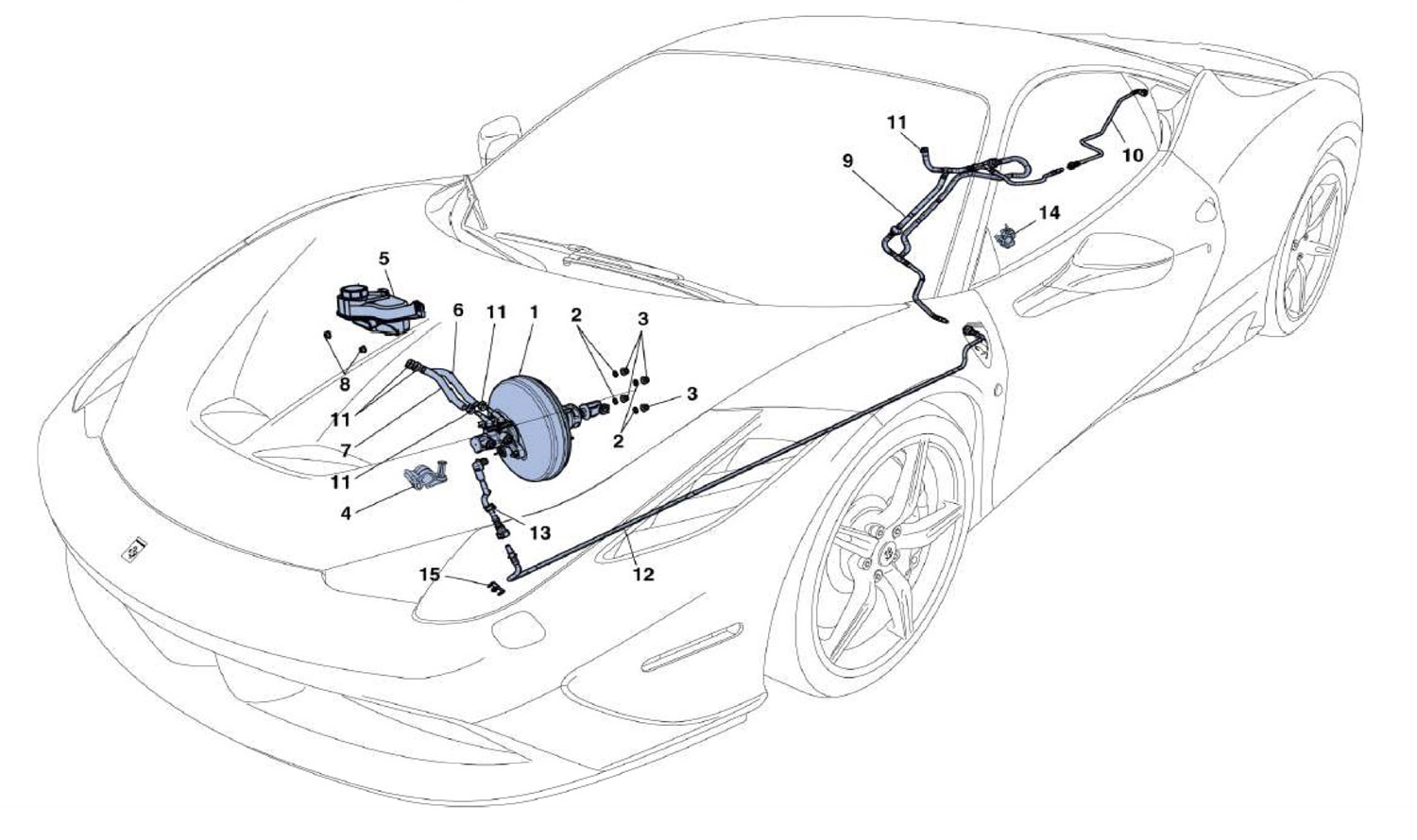 Schematic: Brake Booster System