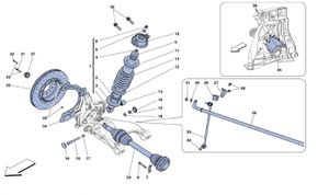 Rear Suspension - Shock Absorber And Brake Disc