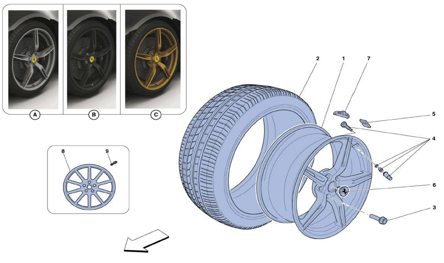 Schematic: Wheels