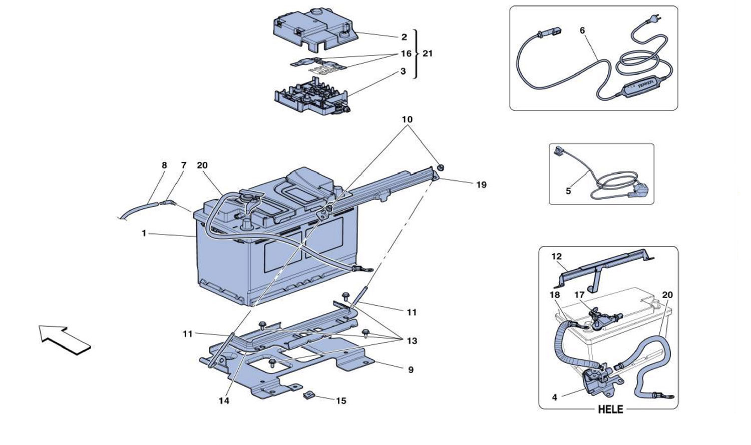 Schematic: Battery