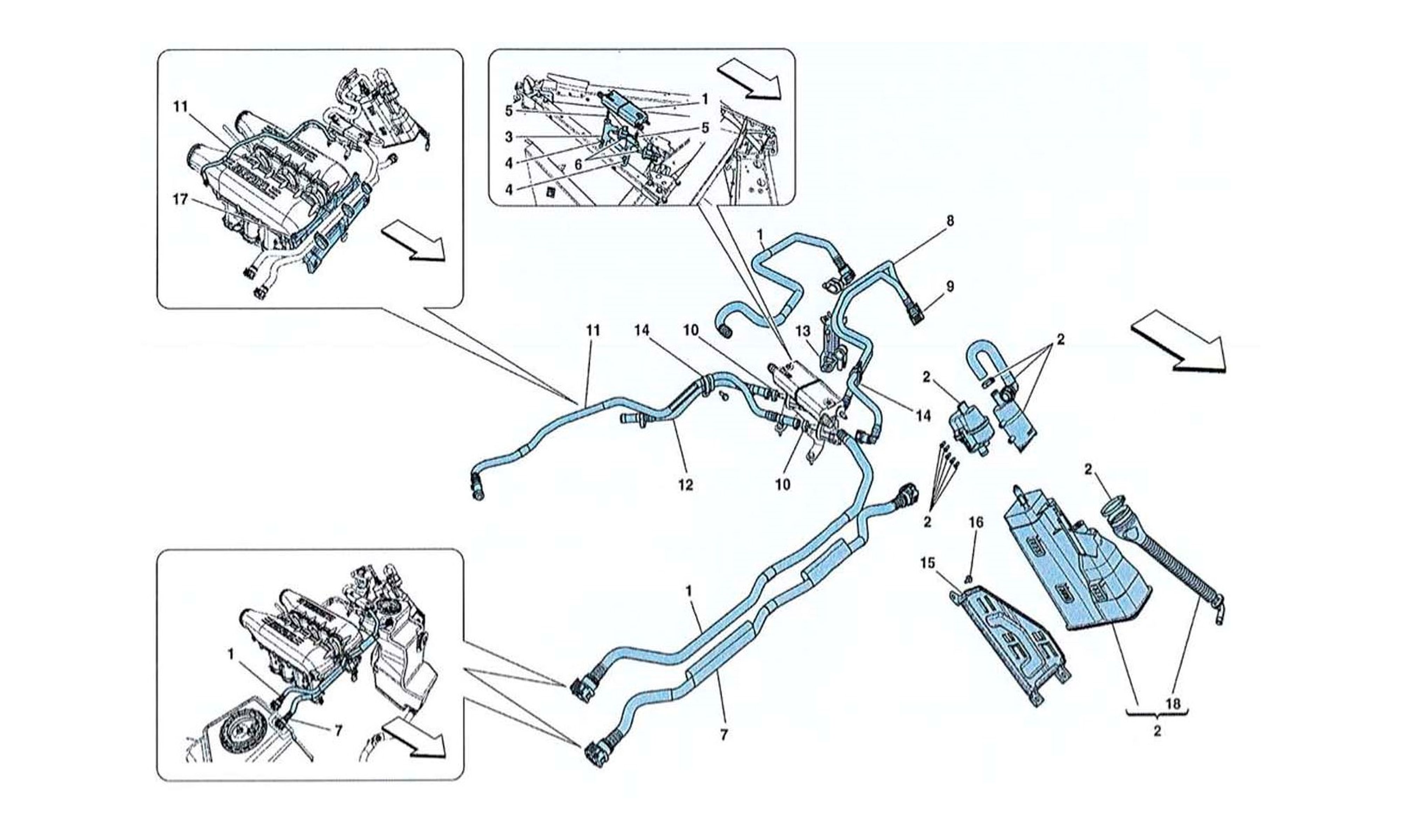 Schematic: Evaporative Emissions Control System