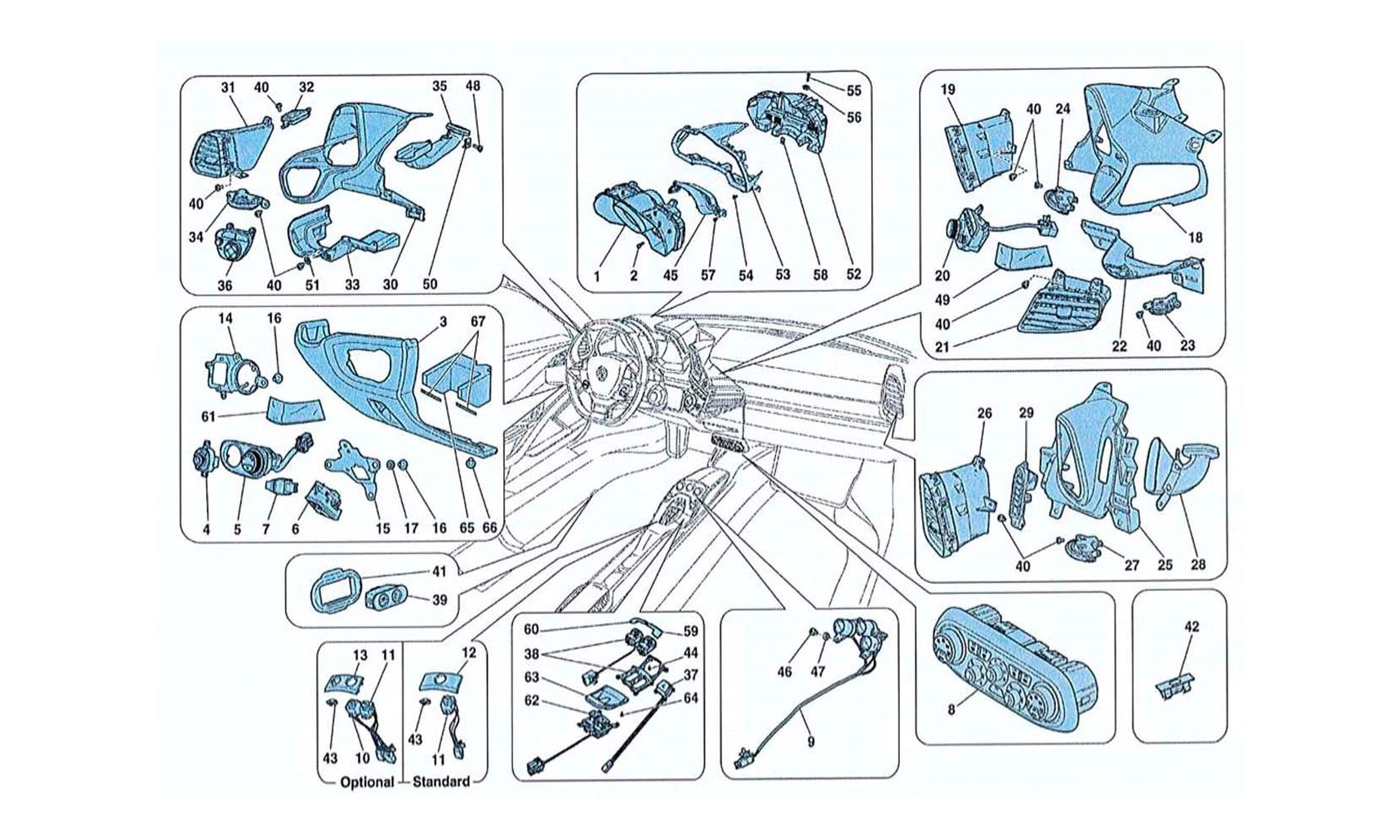 Schematic: Dashboard And Tunnel Instruments