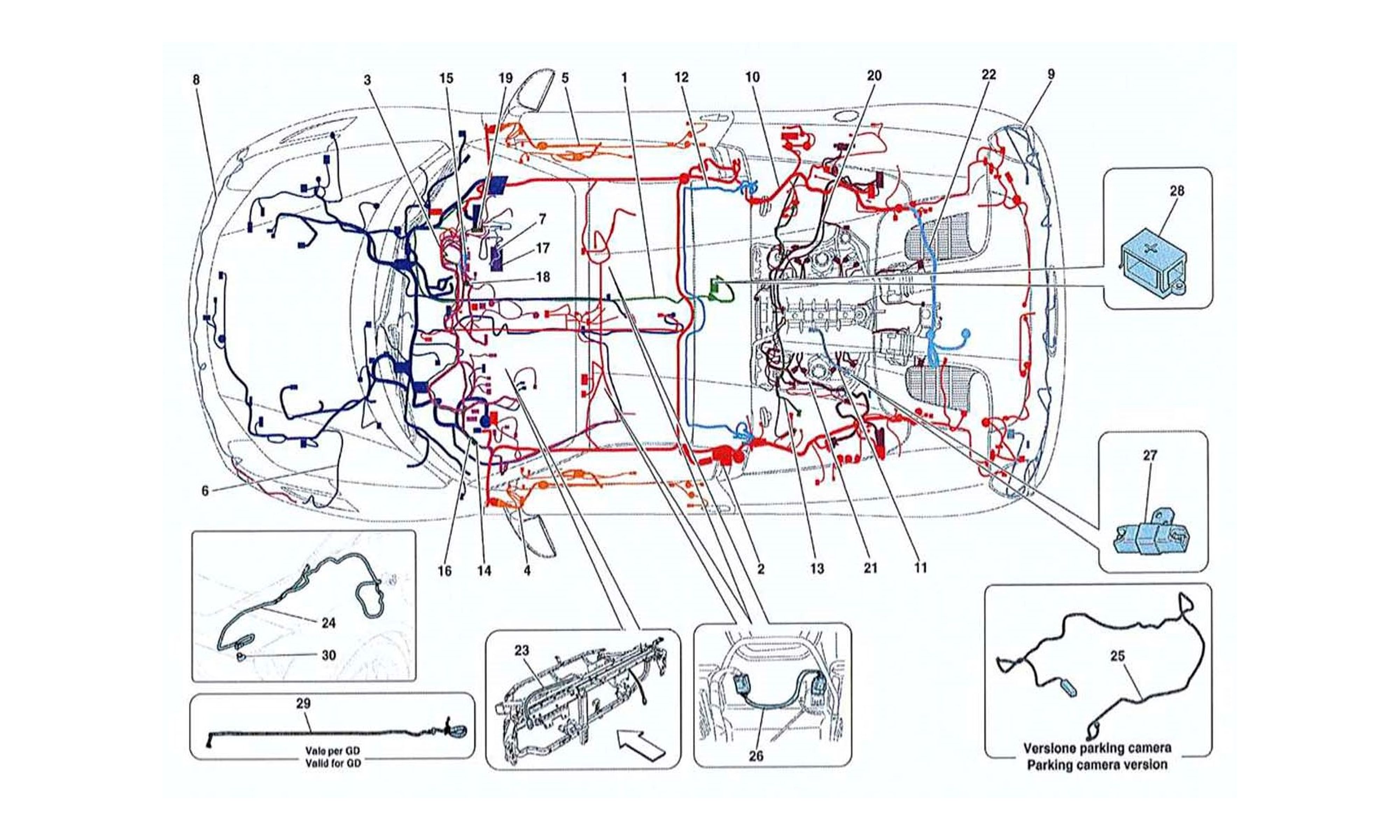 Schematic: Main Wiring Harnesses