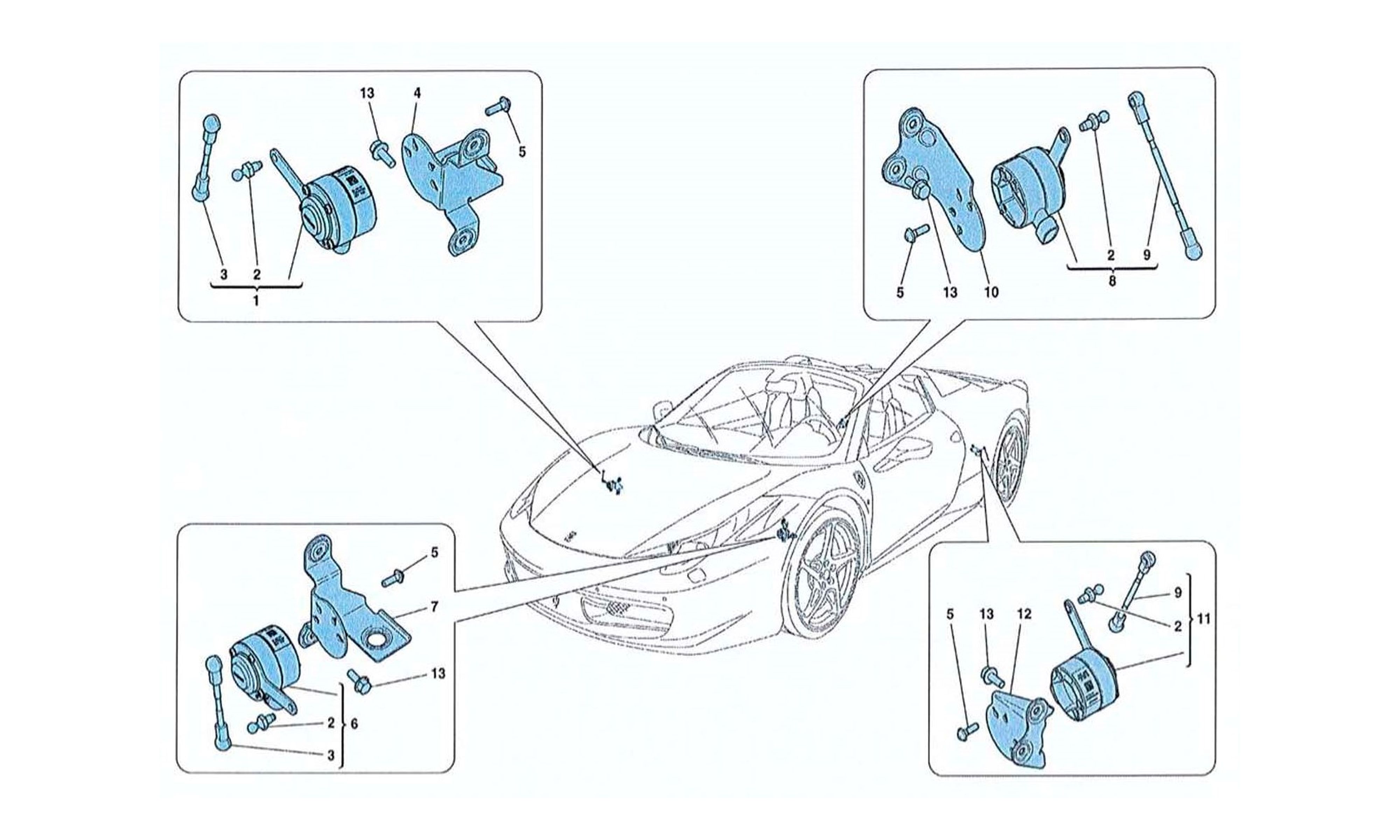 Schematic: Electronic Management Suspension