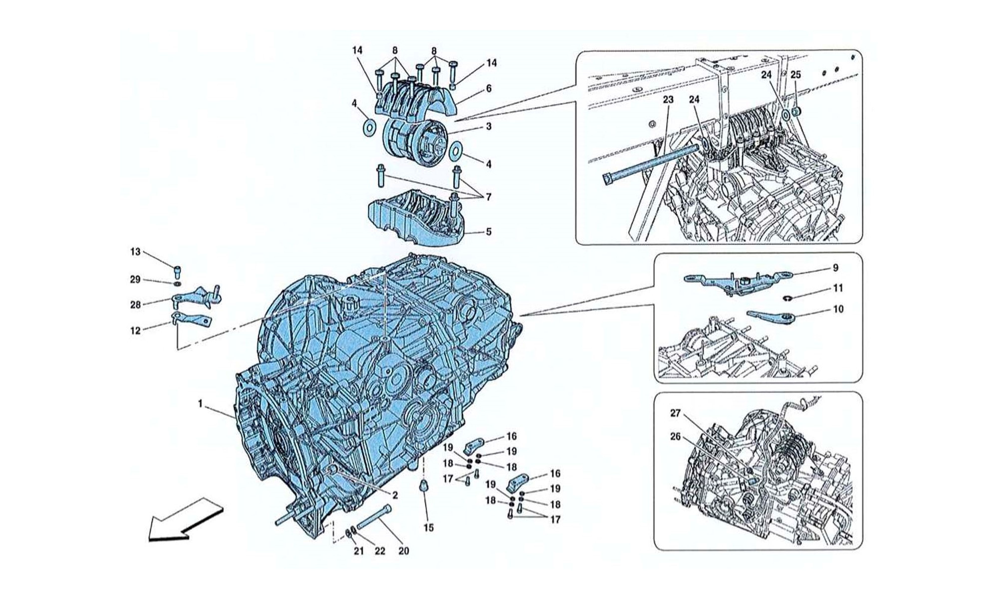 Schematic: Gearbox Housing