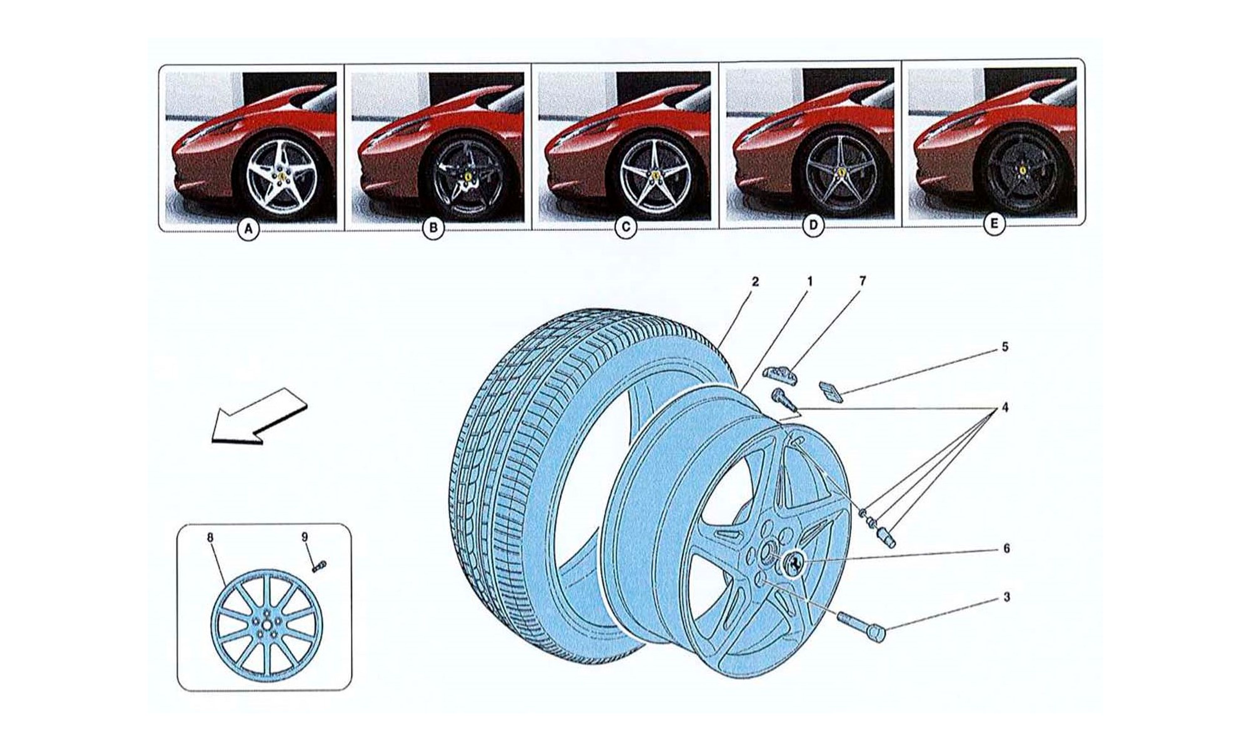 Schematic: Wheels