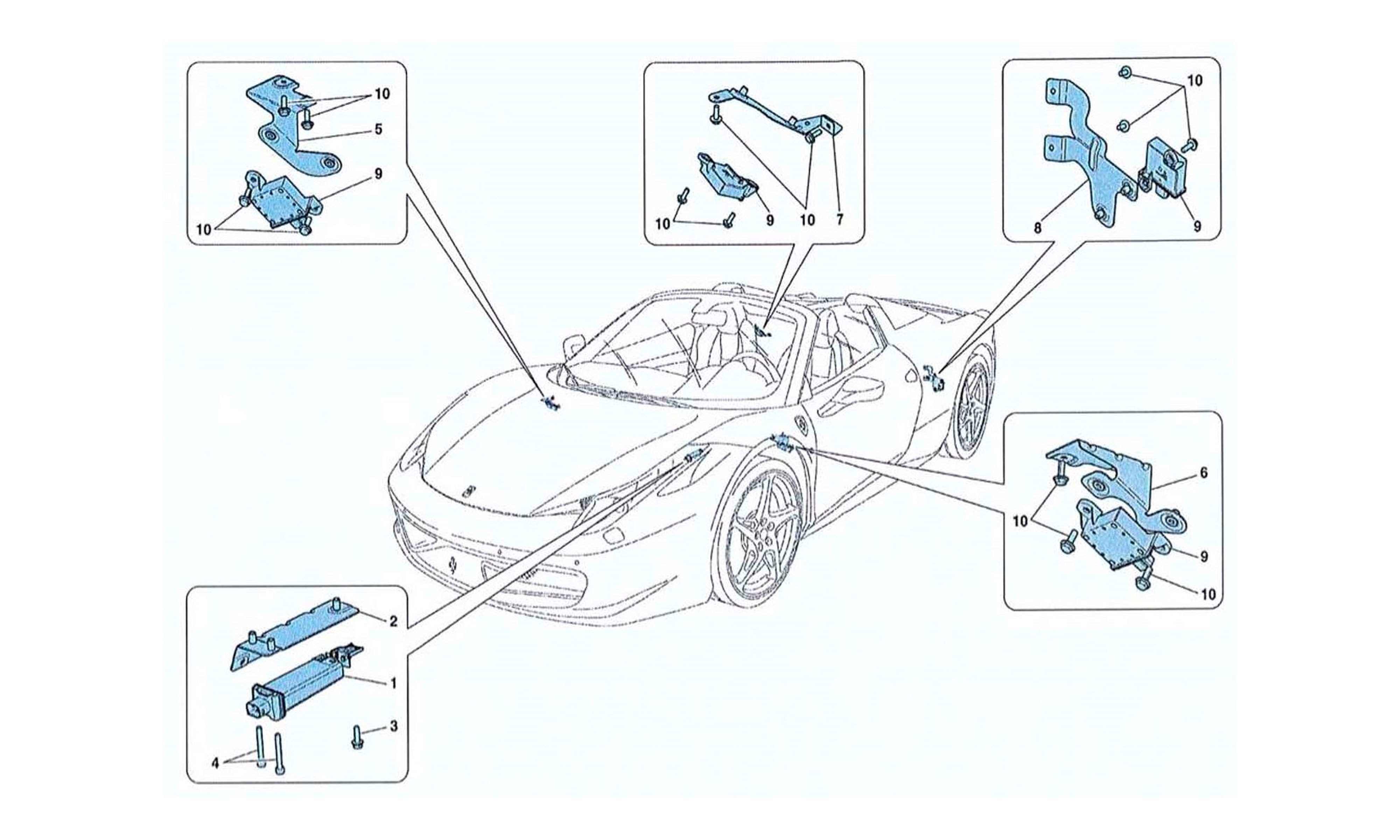 Schematic: Tyre Pressure Monitoring System