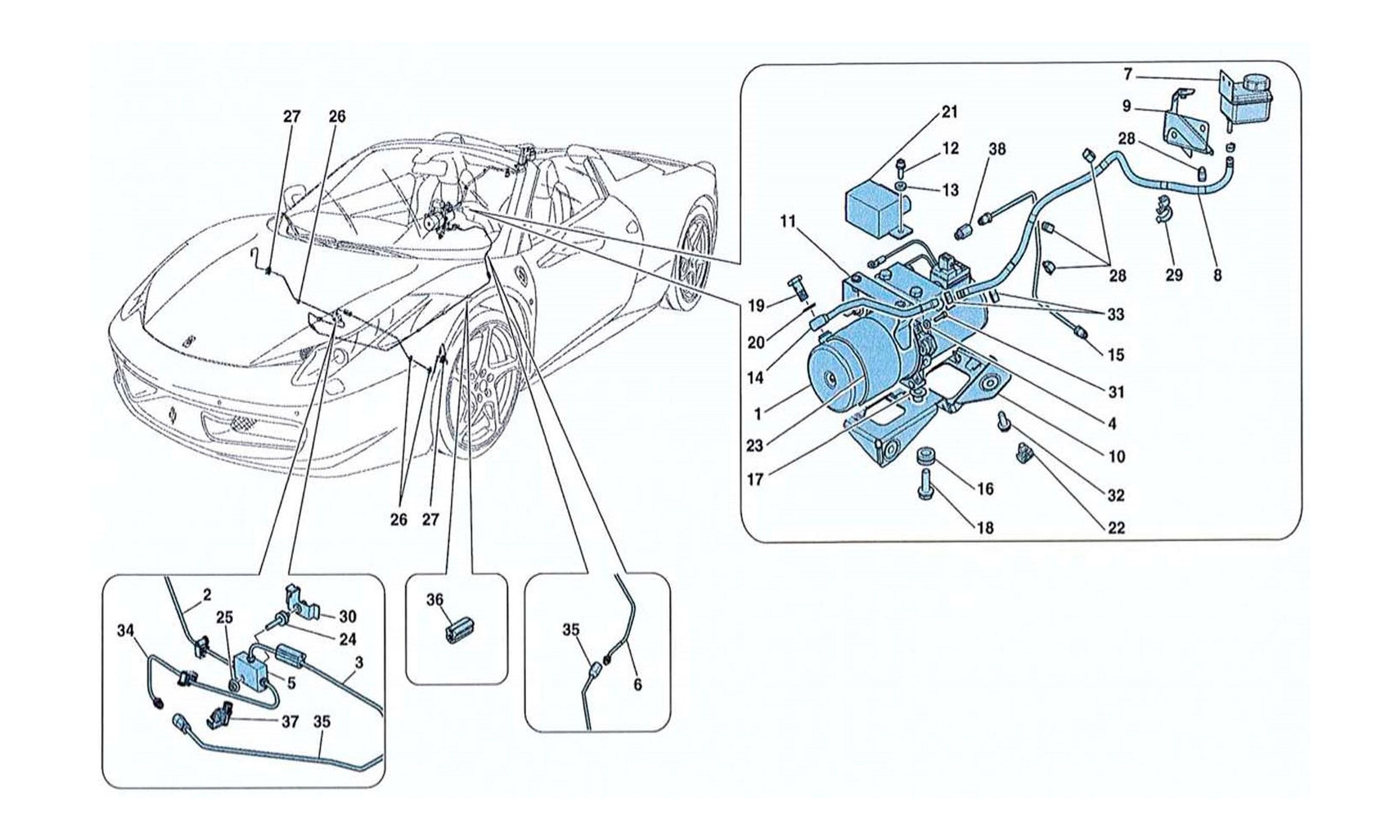 Schematic: Vehicle Lift System