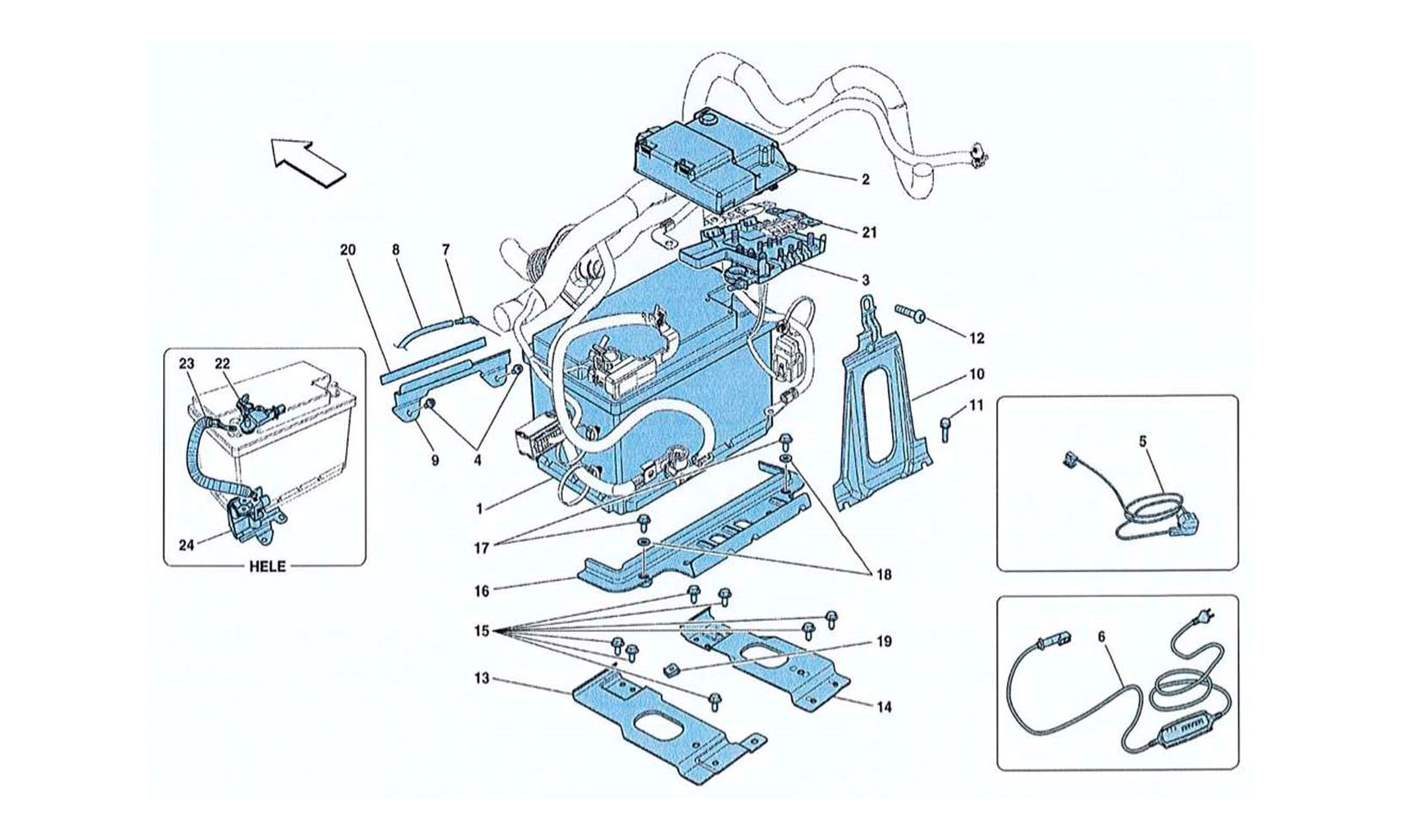 Schematic: Battery