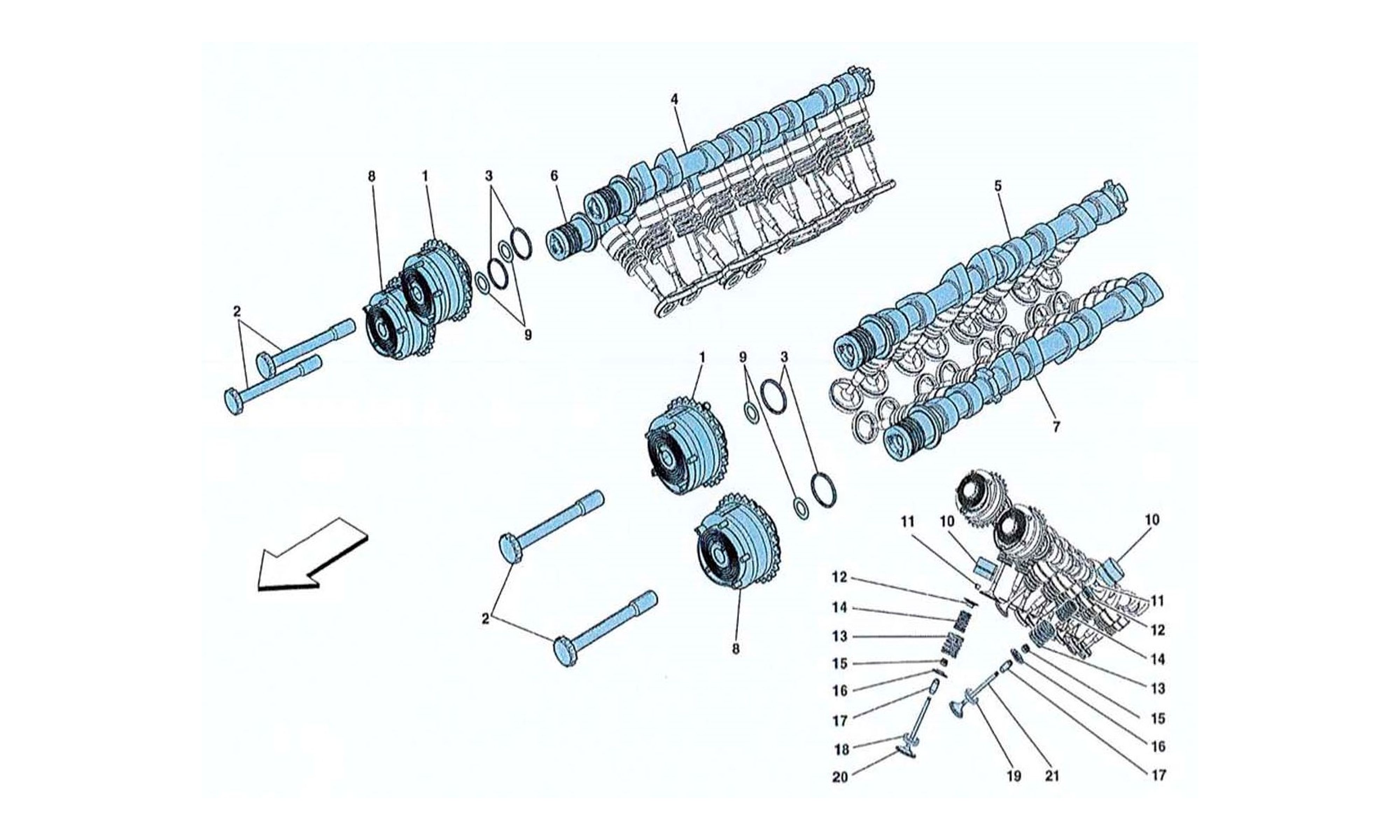 Schematic: Timing System Tappets