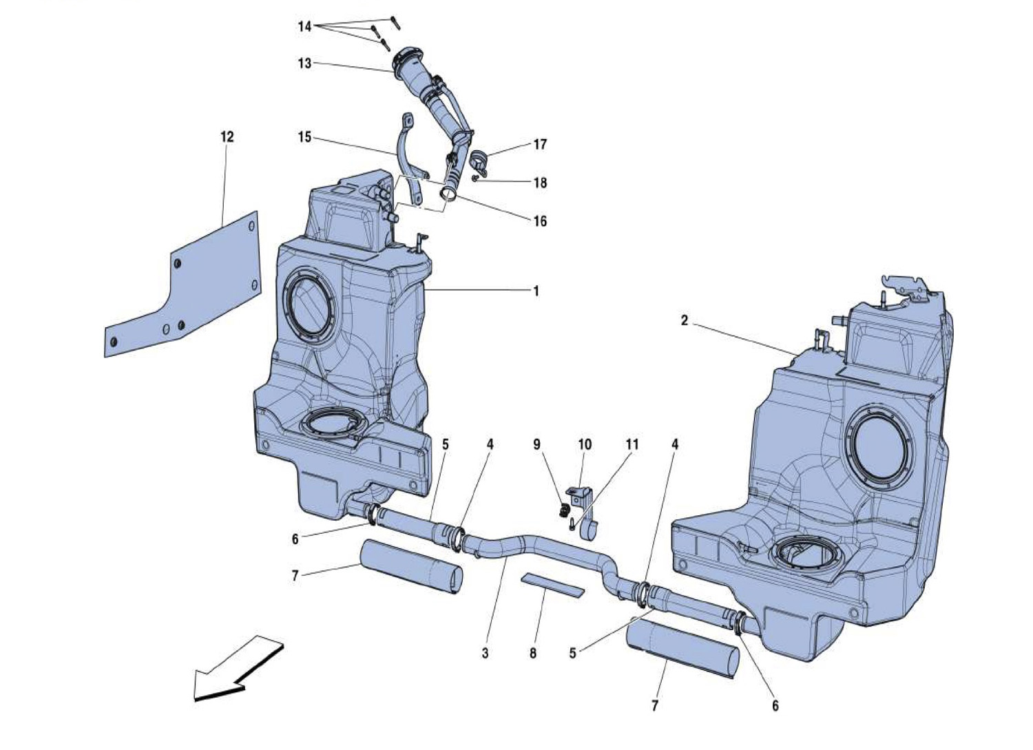 Schematic: Fuel Tanks