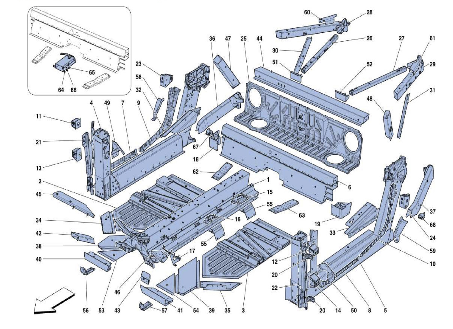 Schematic: Chassis Parts
