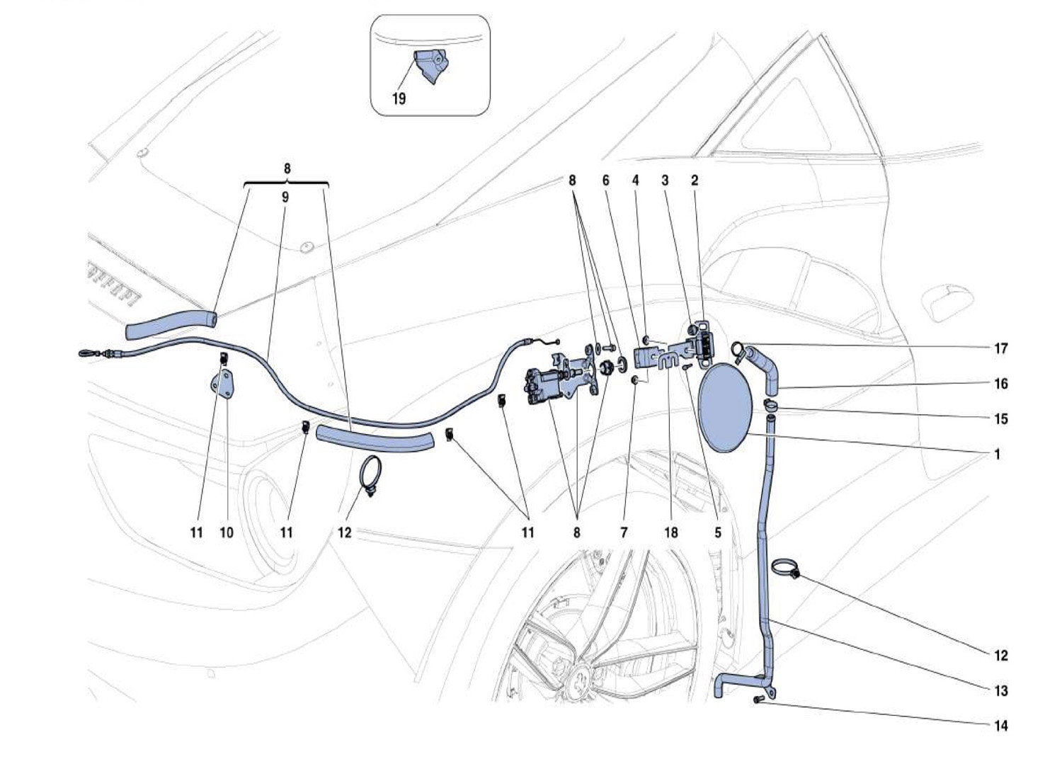 Schematic: Fuel Flap