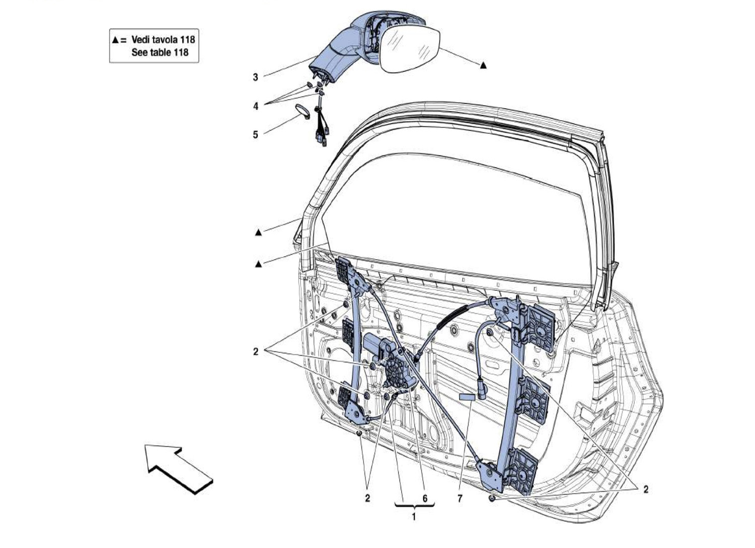 Schematic: Wing Mirrors