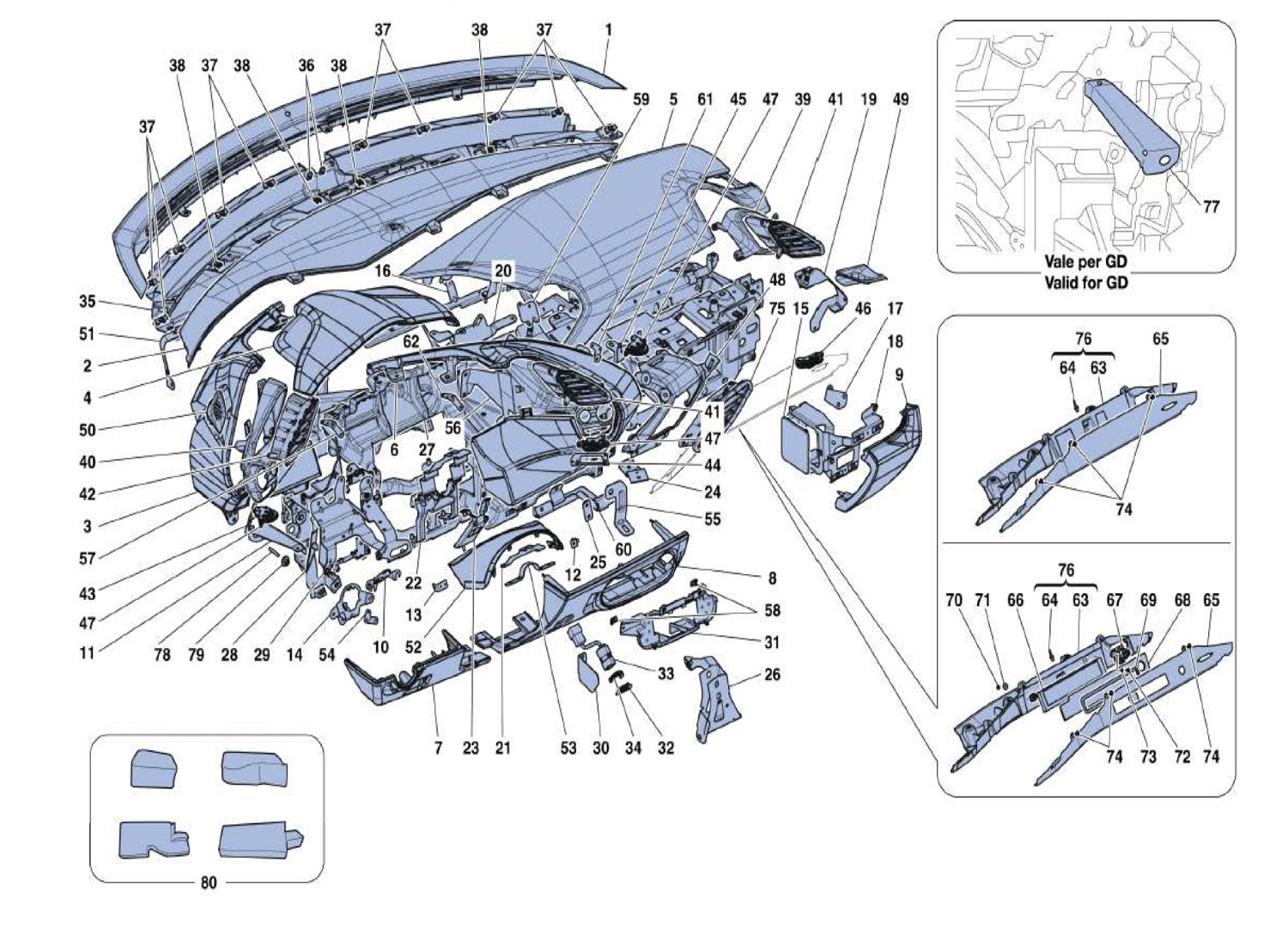 Schematic: Dashboard Fixings