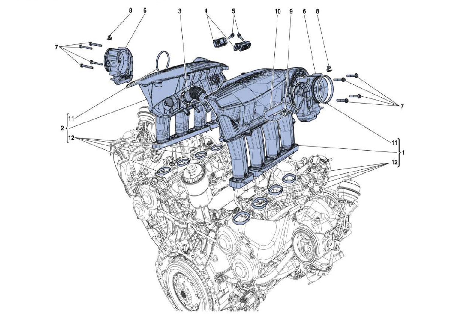 Schematic: Inlet Manifold