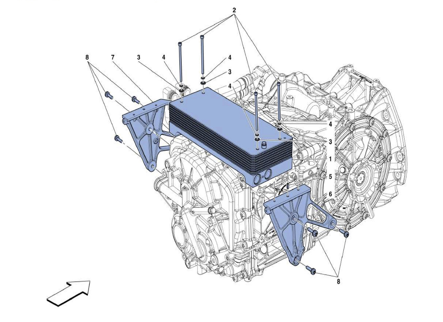 Schematic: Gearbox Cooler